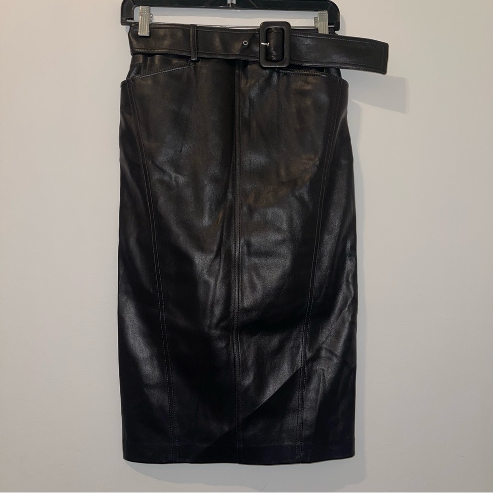 Theory Black Wrap Pencil Skirt for Night Out